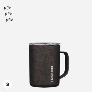 Corkcicle 16oz Exotic Coffee Mug Snakeskin Print